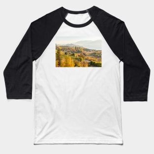 October Landscape Okanagan Valley Vineyards Baseball T-Shirt